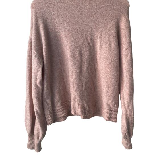 Madewell Plush / Tan Crewneck Long bell Sleeve Sweater - Size S - Picture 4 of 8